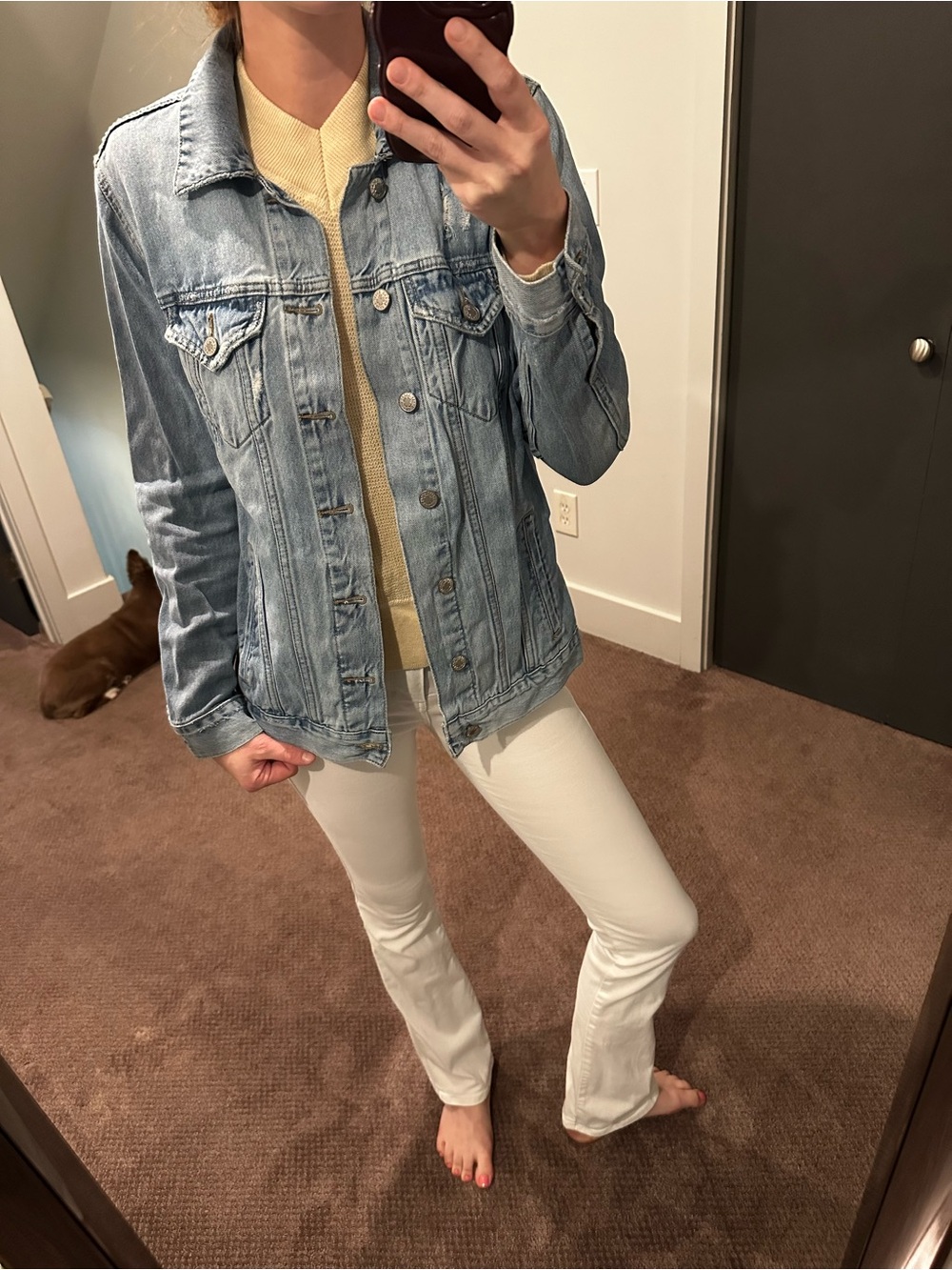 Lucky Brand Light Blue Denim Jacket